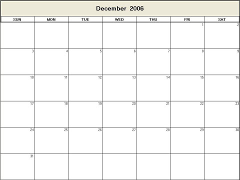 Calendars Printable Free on Free Printable Calendars   2006