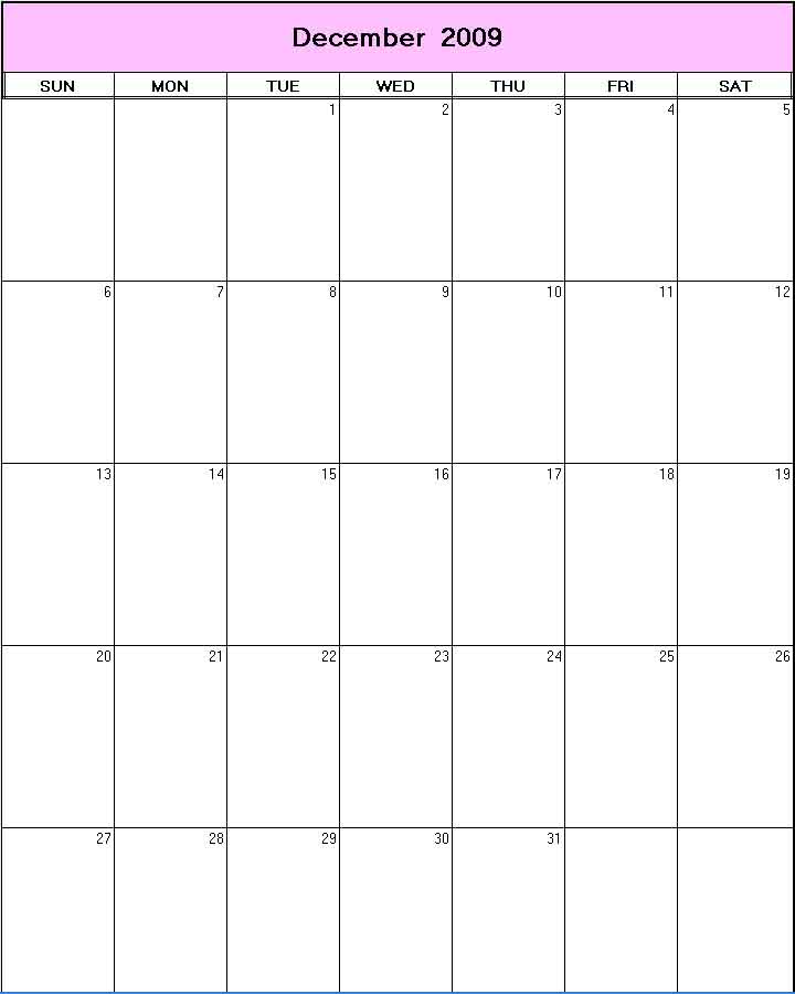 december-2009-printable-blank-calendar-calendarprintables